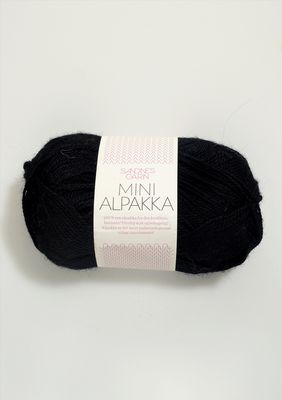 Mini Alpakka - 1099 Svart