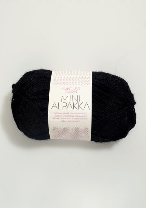 Hovedbilde Mini Alpakka - 1099 Svart