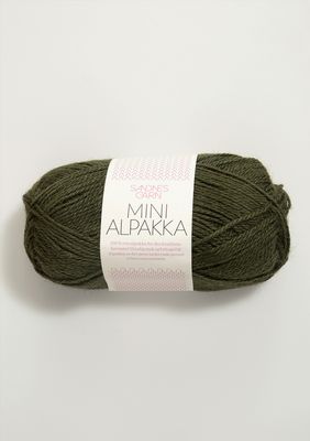 Mini Alpakka - 9573 Mosegrønn