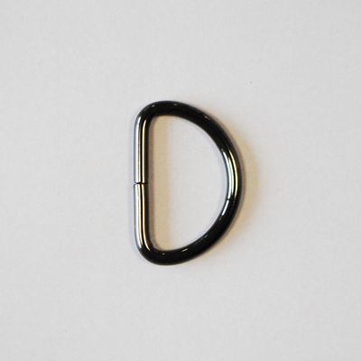 D-ring - Svart , 38 mm