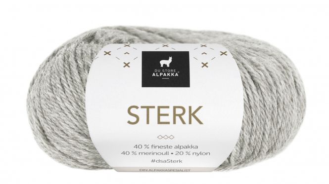 Hovedbilde Sterk - 841 Lys grå melert