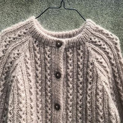 Vaffelcardigan