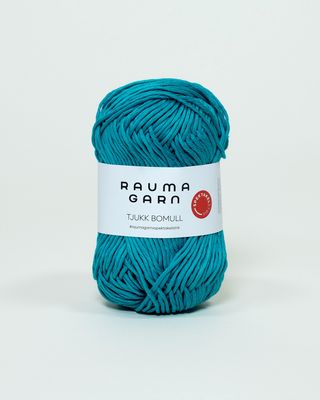 Tjukk Bomull - 353 Turkis