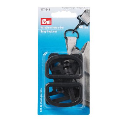 PRYM 417941 - Karabinkrok m/D-ring, 40 mm