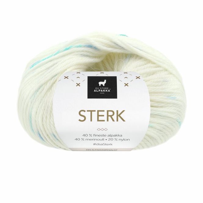 Hovedbilde Sterk - 926 Hvit/blå print