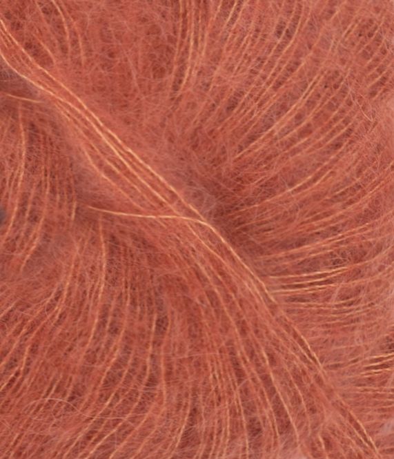 Hovedbilde Tynn Silk Mohair - 3535 Lys Kobberbrun